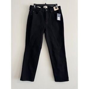 Universal Thread 80s Slim 10 Jeans Women's Black Mid Rise Fitted retro Hip Thigh